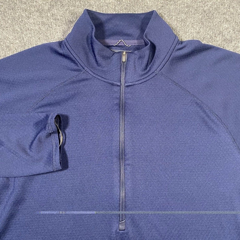 Patagonia Capilene Midweight Zip Neck Pullover Base Layer Navy Blue Mens XL